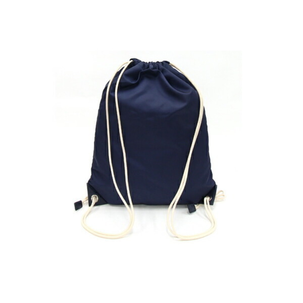Prada Drawstring Blue Backpack Knapsack Nylon Navy - image 1